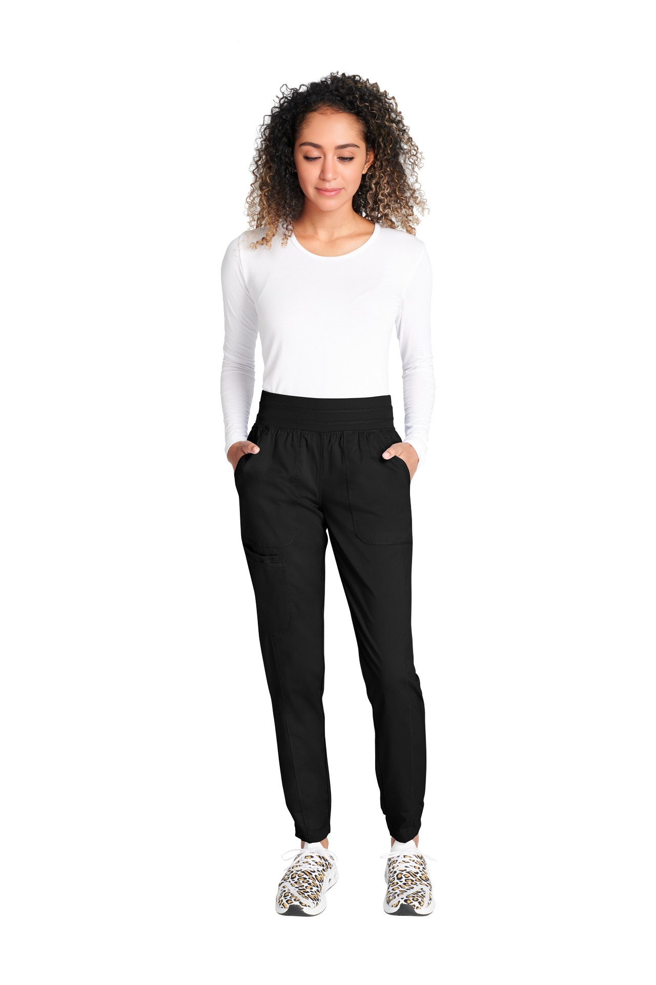 WWE011BKXXS Ženske hlače WWE011 crne vel. XXS