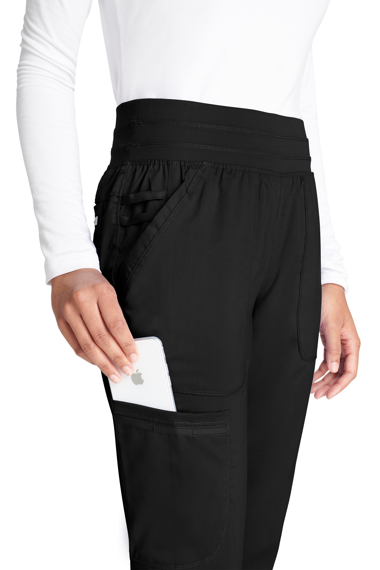 WWE011BKXXS Ženske hlače WWE011 crne vel. XXS