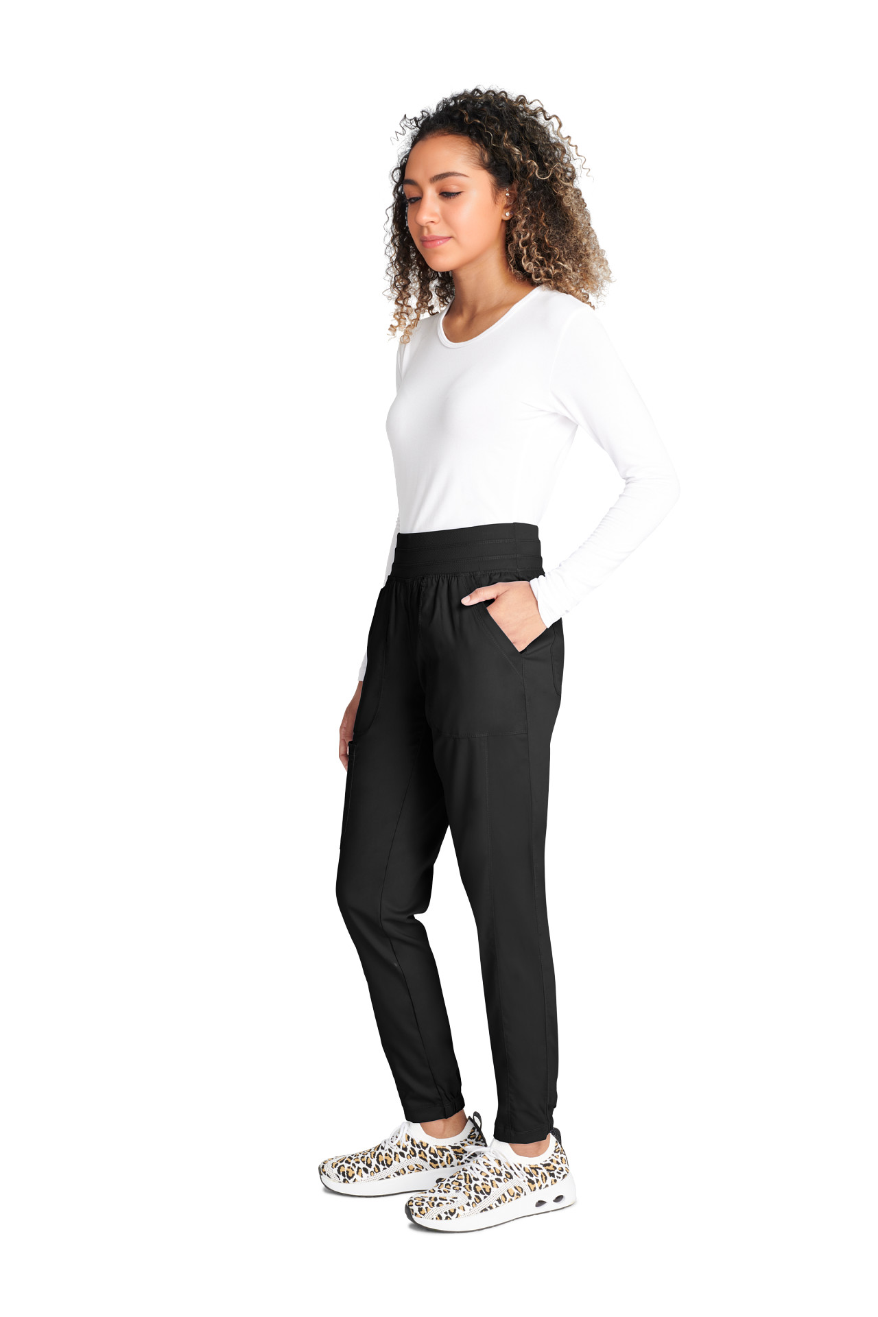 WWE011BKXXS Ženske hlače WWE011 crne vel. XXS