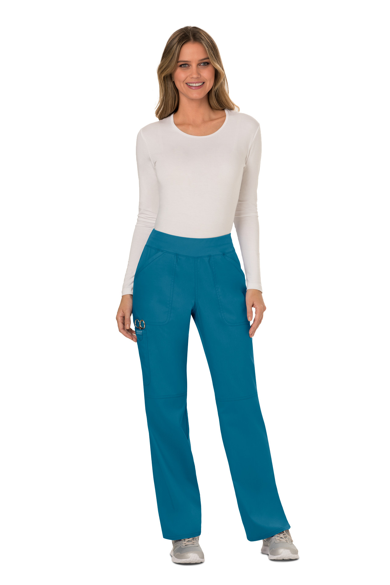 WWE110CBS Ženske hlače WWE110 karipsko plave vel. S