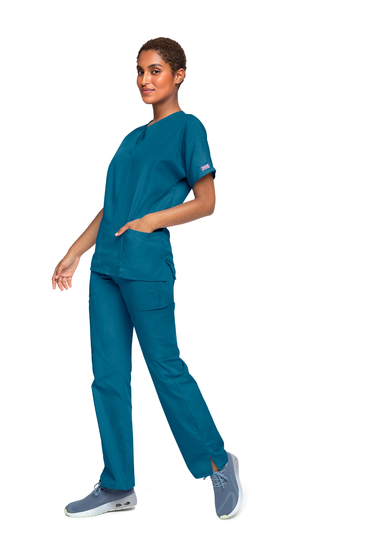 WWE4700CBL Ženska bluza WWE4700 karipsko plava vel. L