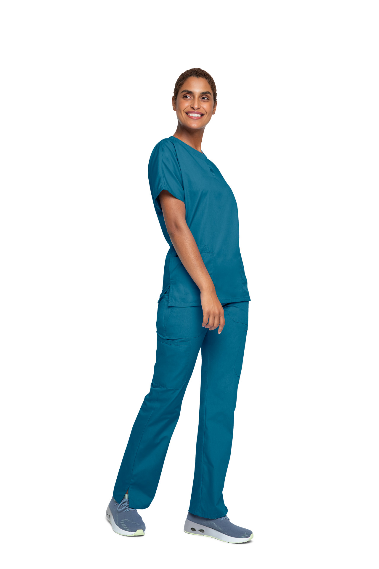 WWE4700CBL Ženska bluza WWE4700 karipsko plava vel. L