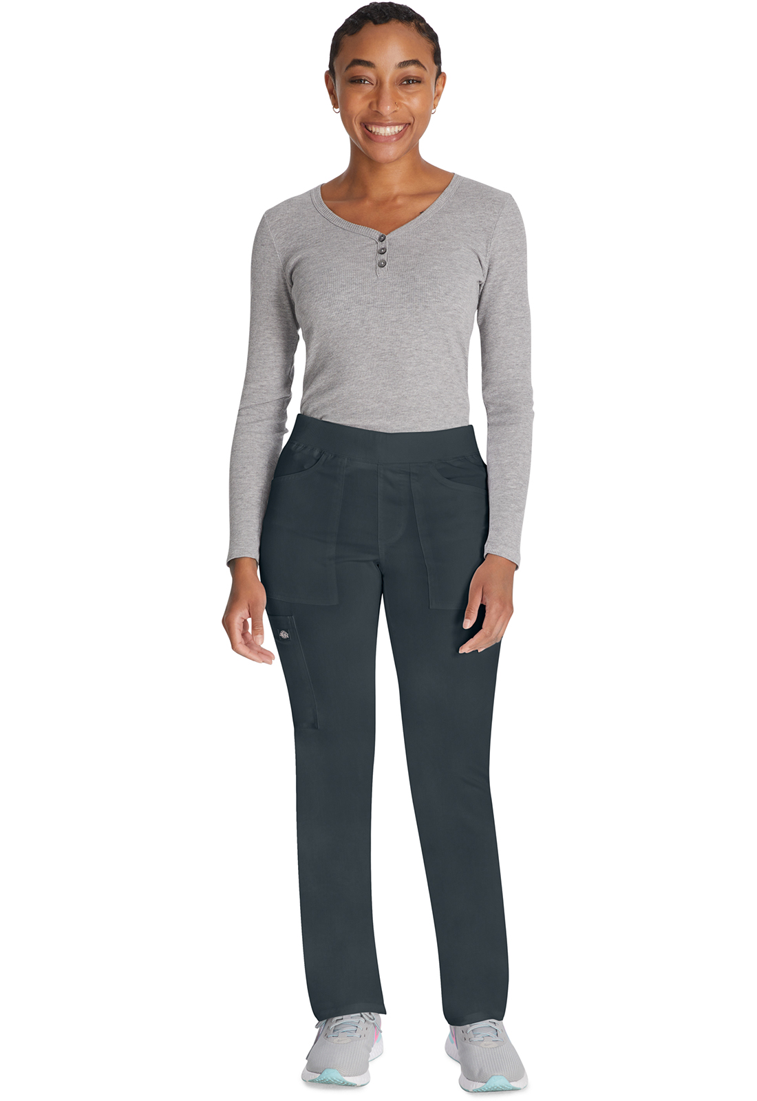 DKE135PWL Ženske hlače DKE135 tamno sive vel. L