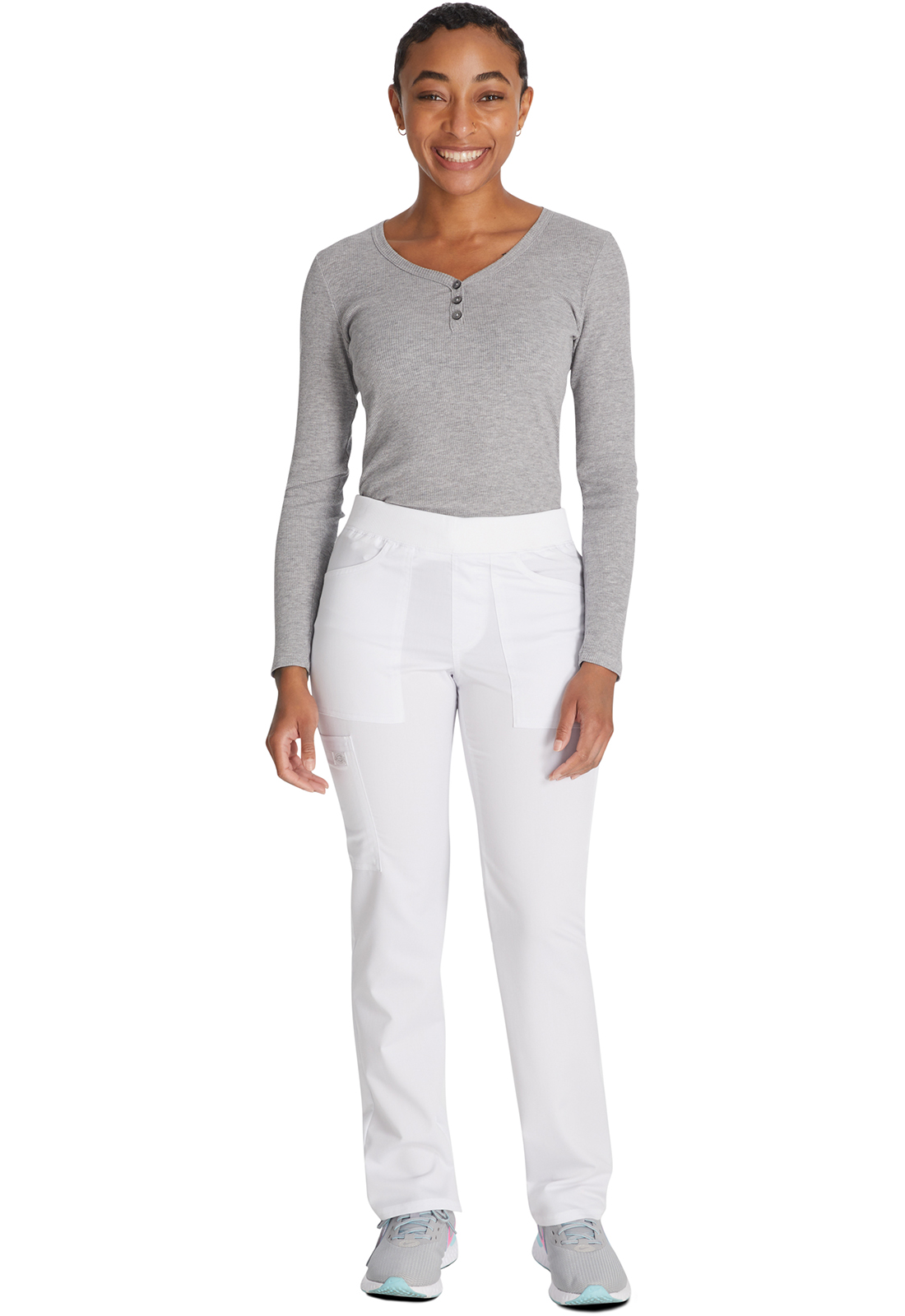 DKE135WHL Ženske hlače DKE135 bijele vel. L